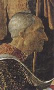 Sandro Botticelli Older Kneeling Mago oil painting reproduction